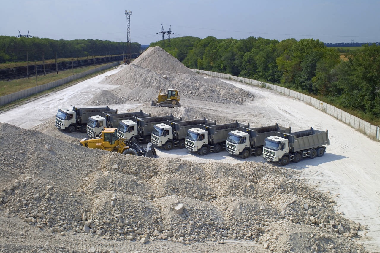 Кар'єр вогнетривкої глини - робочий процес