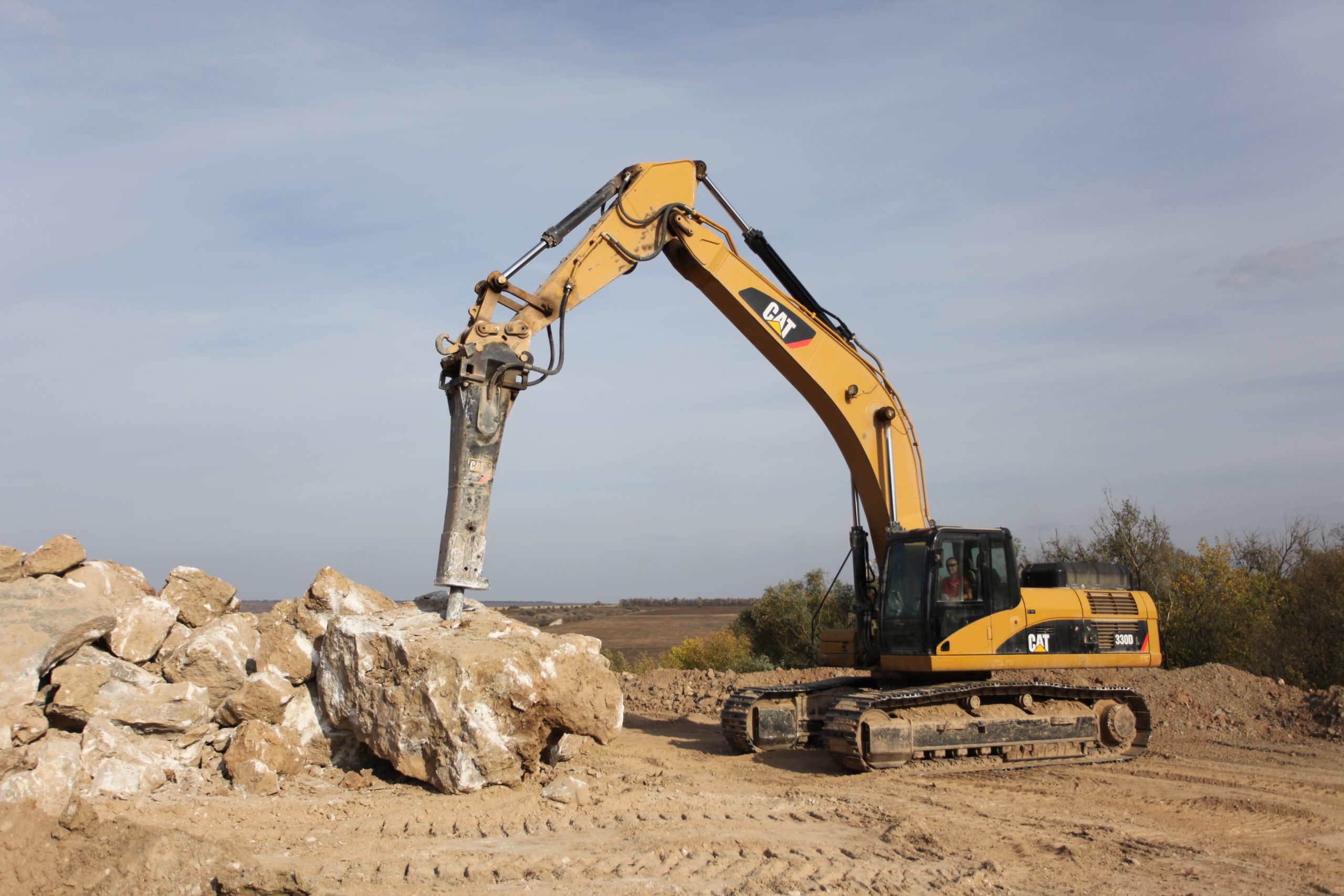Кар'єр гіпсового каменю - загальний вид